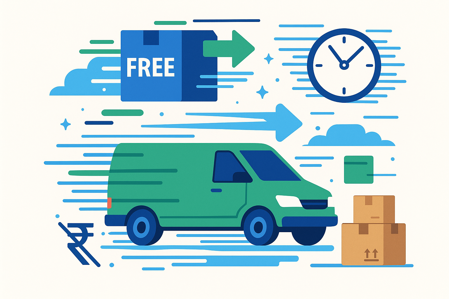 free and fast shipping